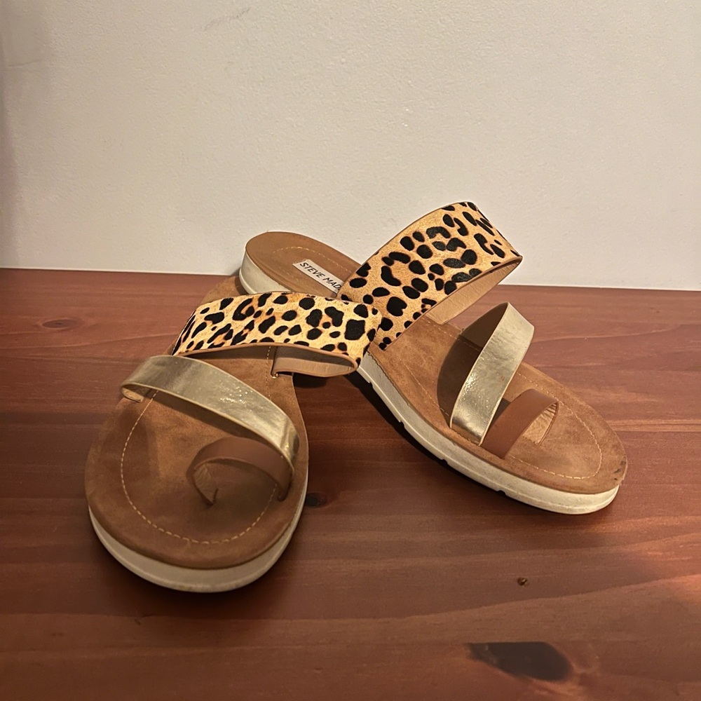 Steve Madden Animal Print Sandals